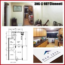 Blk 607 Clementi West Street 1 (Clementi), HDB 3 Rooms #128977142